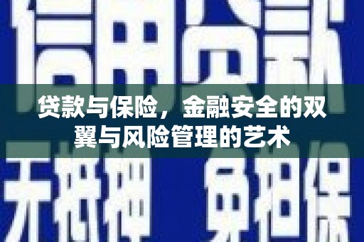 龙江贷款与保险，金融安全的双翼与风险管理的艺术