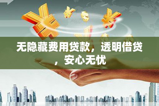 龙江无隐藏费用贷款，透明借贷，安心无忧