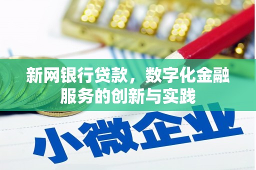 龙江新网银行贷款，数字化金融服务的创新与实践
