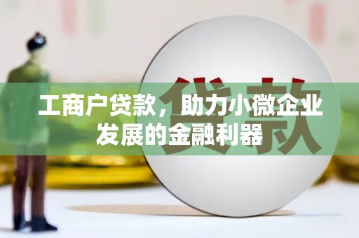 龙江工商户贷款，助力小微企业发展的金融利器