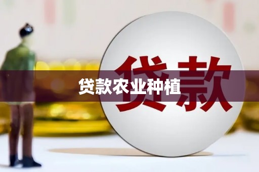 龙江贷款农业种植
