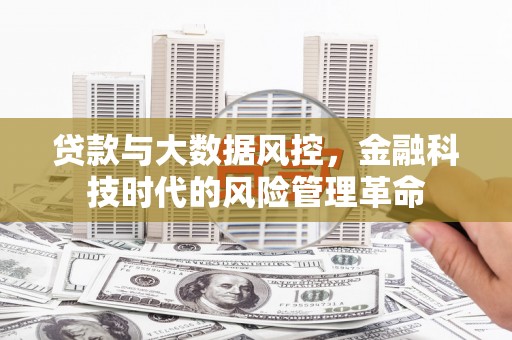 龙江贷款与大数据风控，金融科技时代的风险管理革命