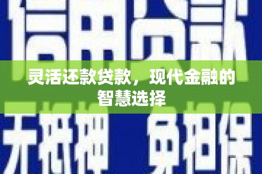 龙江灵活还款贷款，现代金融的智慧选择