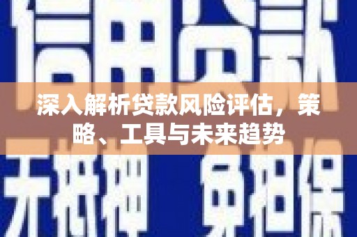 龙江深入解析贷款风险评估，策略、工具与未来趋势