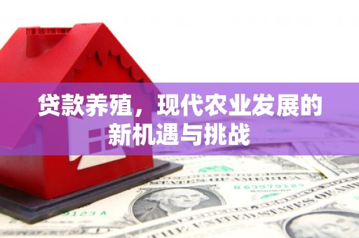 龙江贷款养殖，现代农业发展的新机遇与挑战