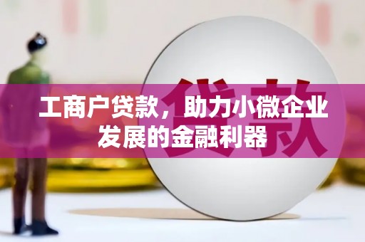 龙江工商户贷款，助力小微企业发展的金融利器