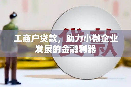 龙江工商户贷款，助力小微企业发展的金融利器