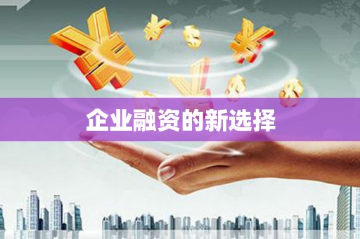 龙江企业融资的新选择