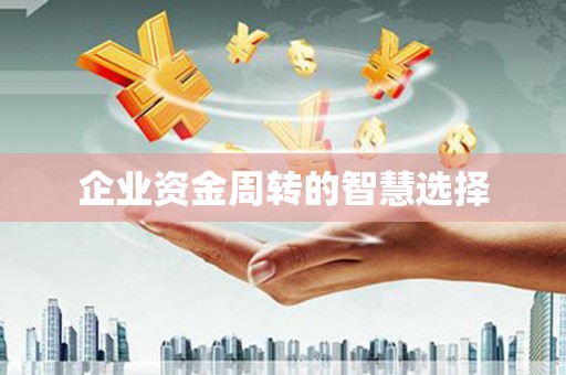 龙江企业资金周转的智慧选择