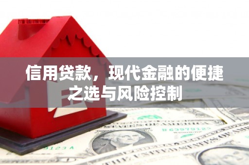 龙江信用贷款，现代金融的便捷之选与风险控制