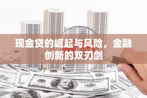 龙江现金贷的崛起与风险，金融创新的双刃剑