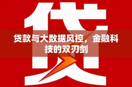 龙江贷款与大数据风控，金融科技的双刃剑