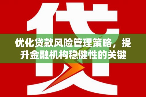 龙江优化贷款风险管理策略，提升金融机构稳健性的关键