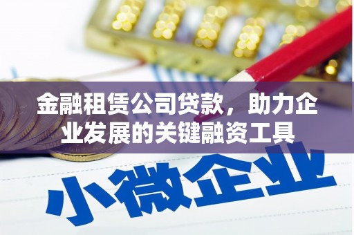 龙江金融租赁公司贷款，助力企业发展的关键融资工具