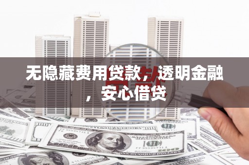 龙江无隐藏费用贷款，透明金融，安心借贷