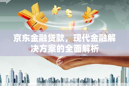 龙江京东金融贷款，现代金融解决方案的全面解析