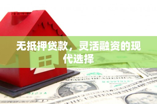 龙江无抵押贷款，灵活融资的现代选择