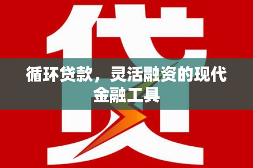 龙江循环贷款，灵活融资的现代金融工具