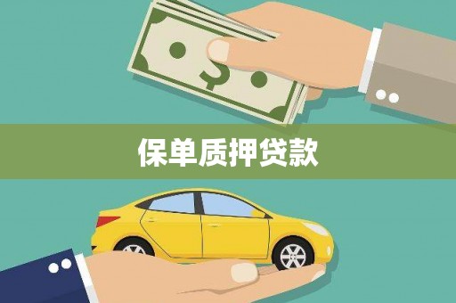 龙江保单质押贷款