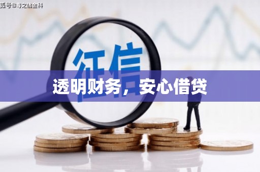 龙江透明财务，安心借贷