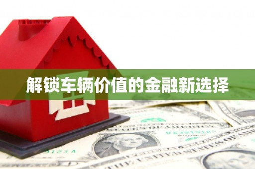龙江解锁车辆价值的金融新选择