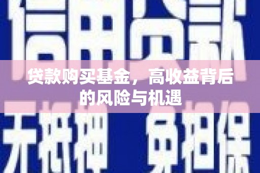 龙江贷款购买基金，高收益背后的风险与机遇